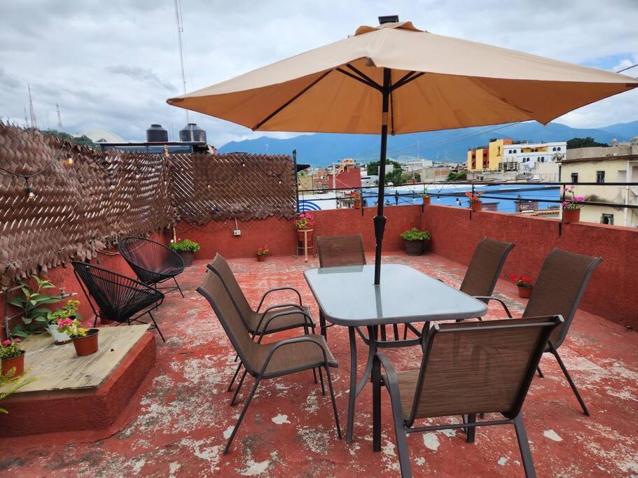 Casa Ines/ Terraza/ Centro De Oaxaca Apartment Exterior foto